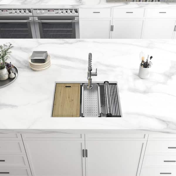 Biggest Sink Possible for a 27 Inch Sink Base Cabinet — DirectSinks