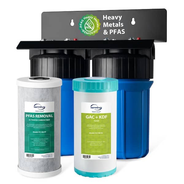 WGB21B-PFKS Whole House Water Filter System, SGS-Tested to Reduce PFAS, Remove Heavy Metals, Chlorine, Taste and Odor