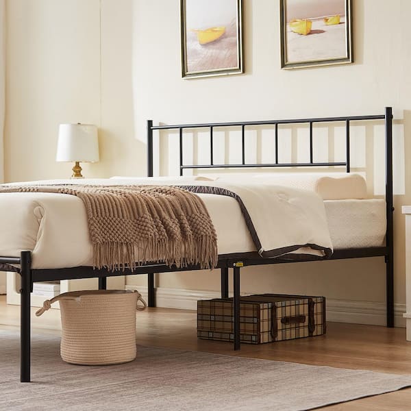 Amazon.com: DHP Tokyo Metal Platform Bed with Classic Finial