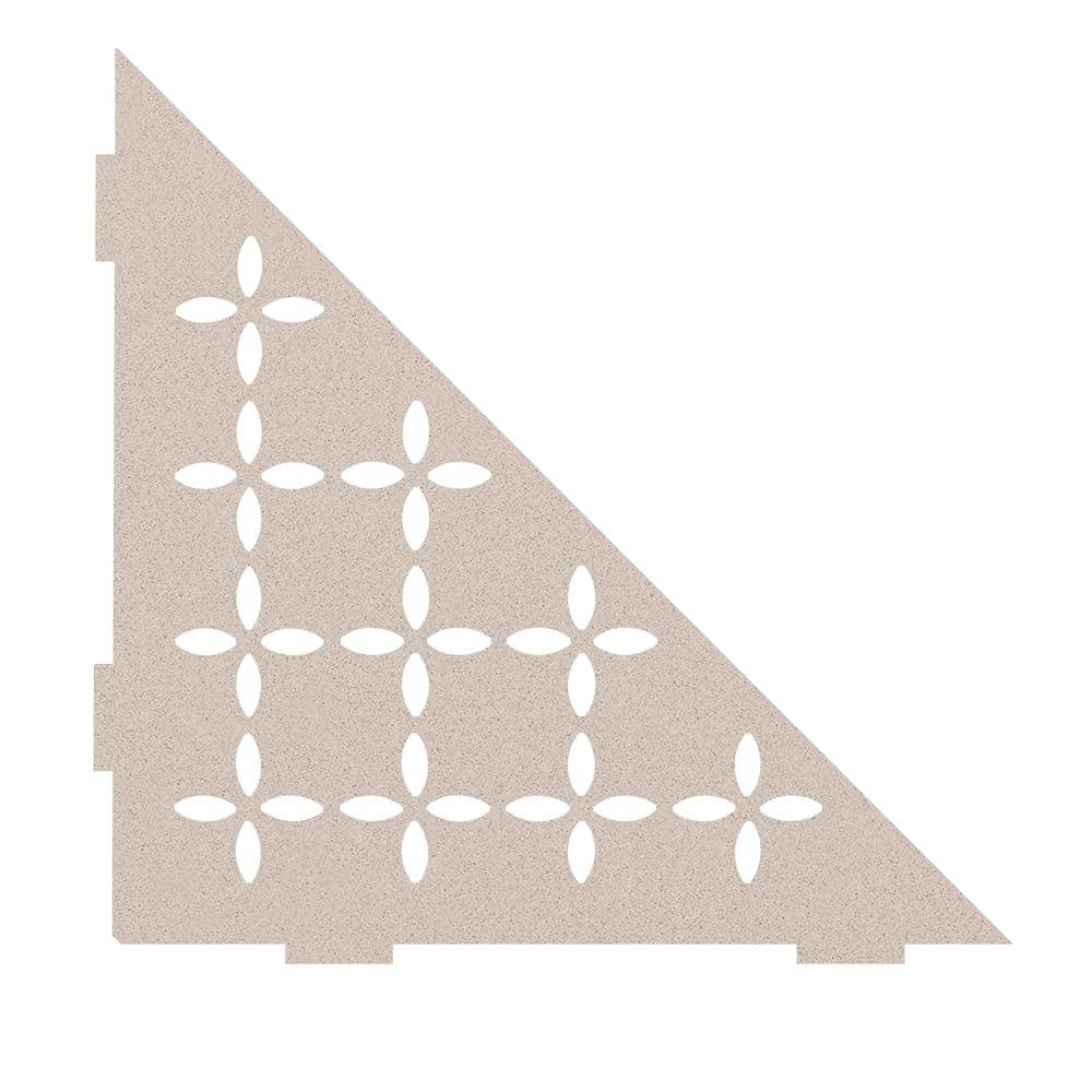 Reviews for Schluter ShelfE Cream Coated Aluminum Floral Triangular
