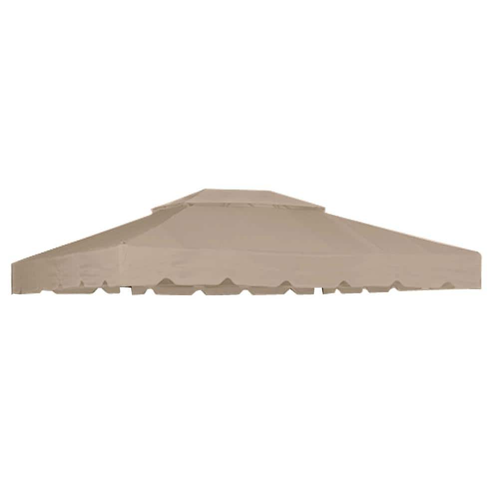 RipLock 350 Beige Replacement Canopy for Antigua 12 ft. x 10 ft. Garden Hou