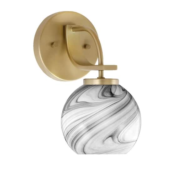 Unbranded Olympia 1-Light New Age Brass Wall Sconce