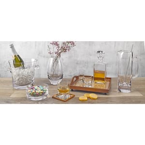 Aoibox 80 fl.oz. Oval Halo Crystal Clear Break Resistant Premium Acrylic  Pitcher with Lid HDSX03KI026 - The Home Depot