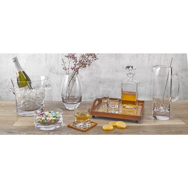 6 oz. 4.5 in. High Caprice Mouth Blown Set of 4 Martini or Dessert Servers