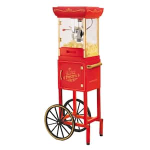 48 in. 2.5 oz., 10-Cup Popcorn Machine, Red