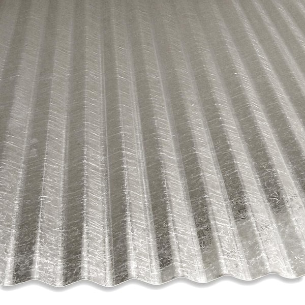Union Corrugating 1-1/4 in. Corrugated Project Panel 26.5 in. x 3 ft. 31-Gauge Galvanized Steel