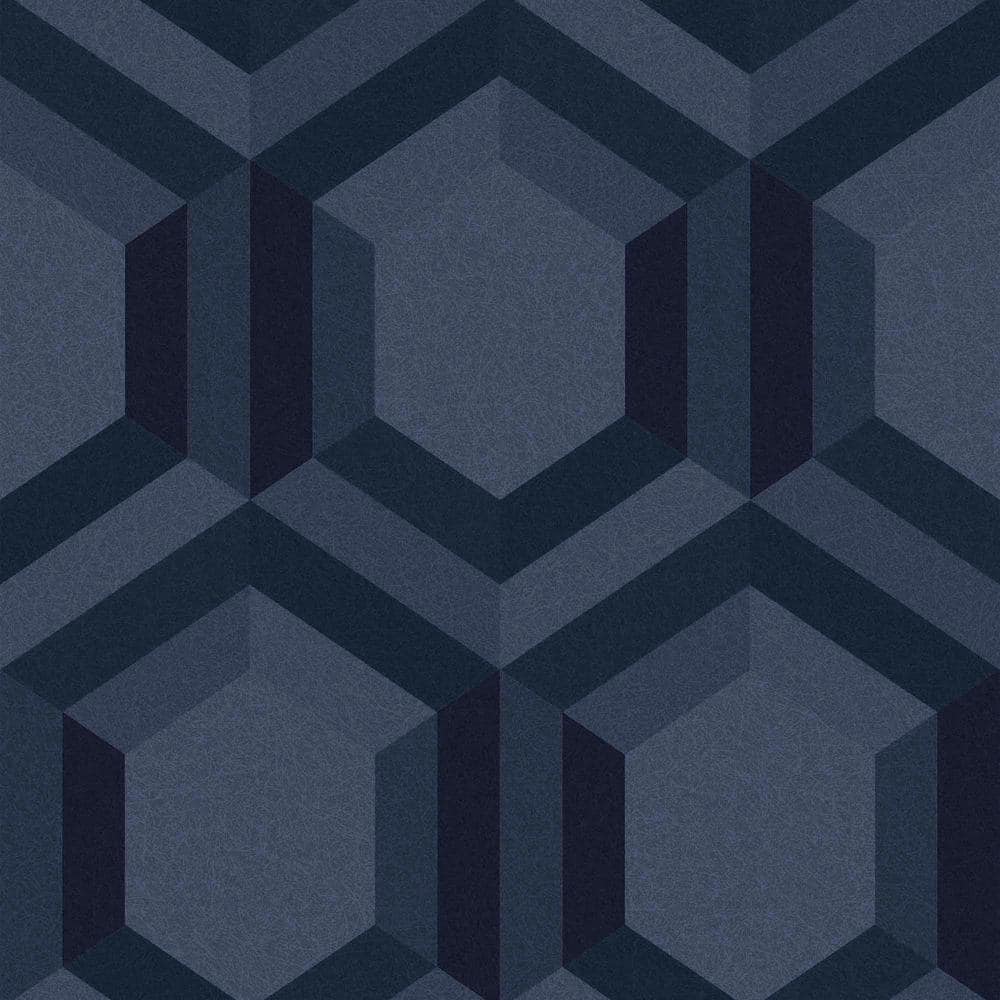 Graham & Brown Thales Aqueous Blue Removable Wallpaper Sample 11220194 -  The Home Depot