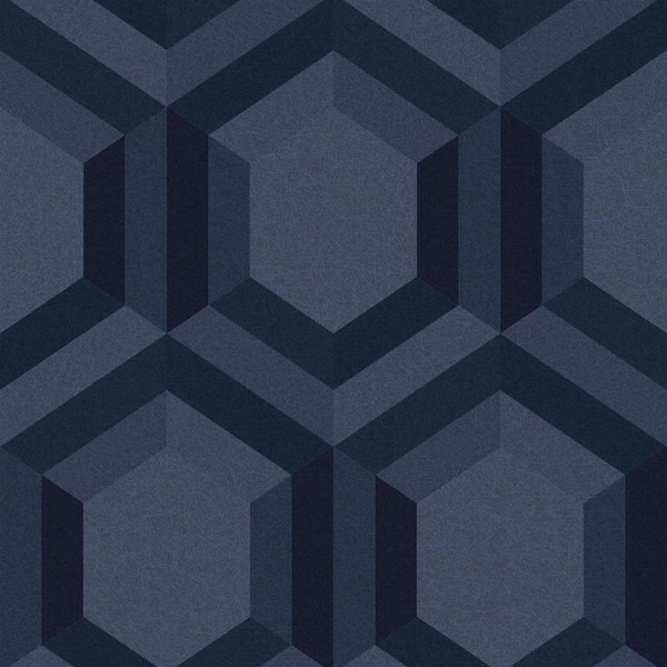 Graham & Brown Thales Aqueous Blue Removable Wallpaper Sample