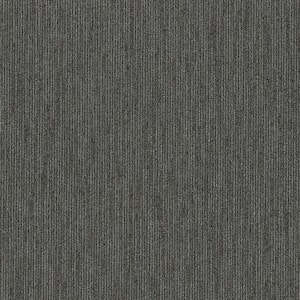 Dynamic - Foghorn - Gray Commercial 24 x 24 in. Glue-Down Carpet Tile Square (80 sq. ft.)