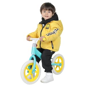 Balance Bike, Light-Weight with 12 in. Rubber Pneumatic Tires, Adjustable Seat for Kids Ages 1-Year to 5-Year Old