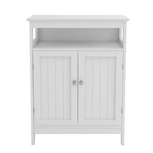 11.81 in. W x 23.62 in. D x 31.5 in. H Bath Vanity Cabinet without Top with Double Shutter Doors in White