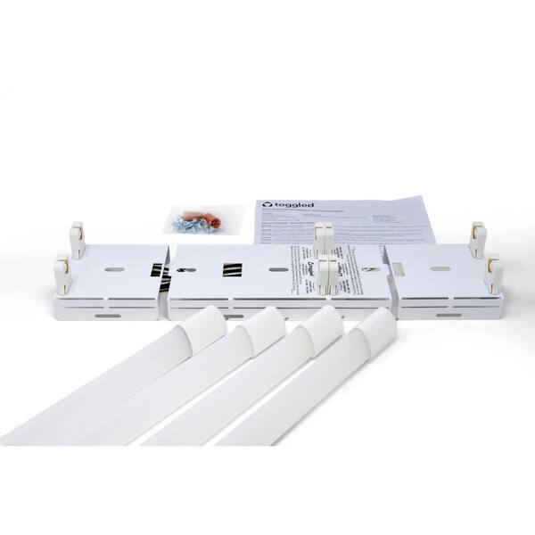 fluorescent light to led conversion kit home depot