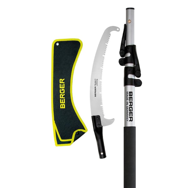 Professional Grade Arboricide Telescopic Pole Saw Set, 2.7 ft. -6.2 ft. Extendable Length 15. 7 in. Arboricide Saw Blade