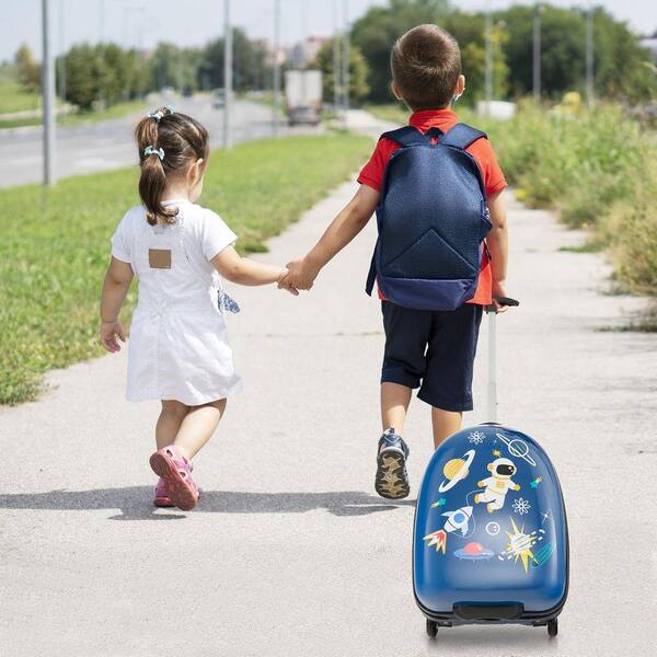 BABYL BEGINS「COFFIN」ウィンドブレーカー XXLサイズ Volenca Blue 19-32 in. Kids Hard Shell Suitcase Carry-On Luggage