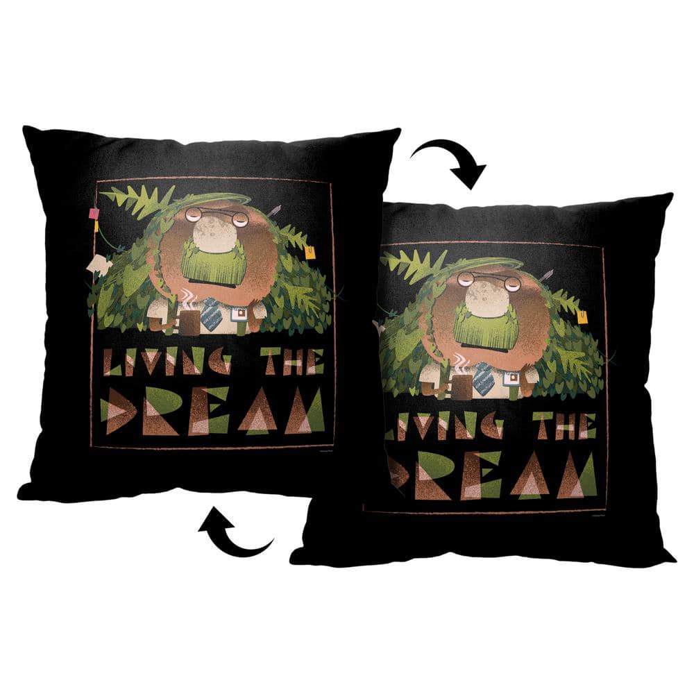 THE NORTHWEST GROUP Disney Pixar Elemental Living the Dream Printed 18 in. x 18 in. Multi-Colored Throw Pillow