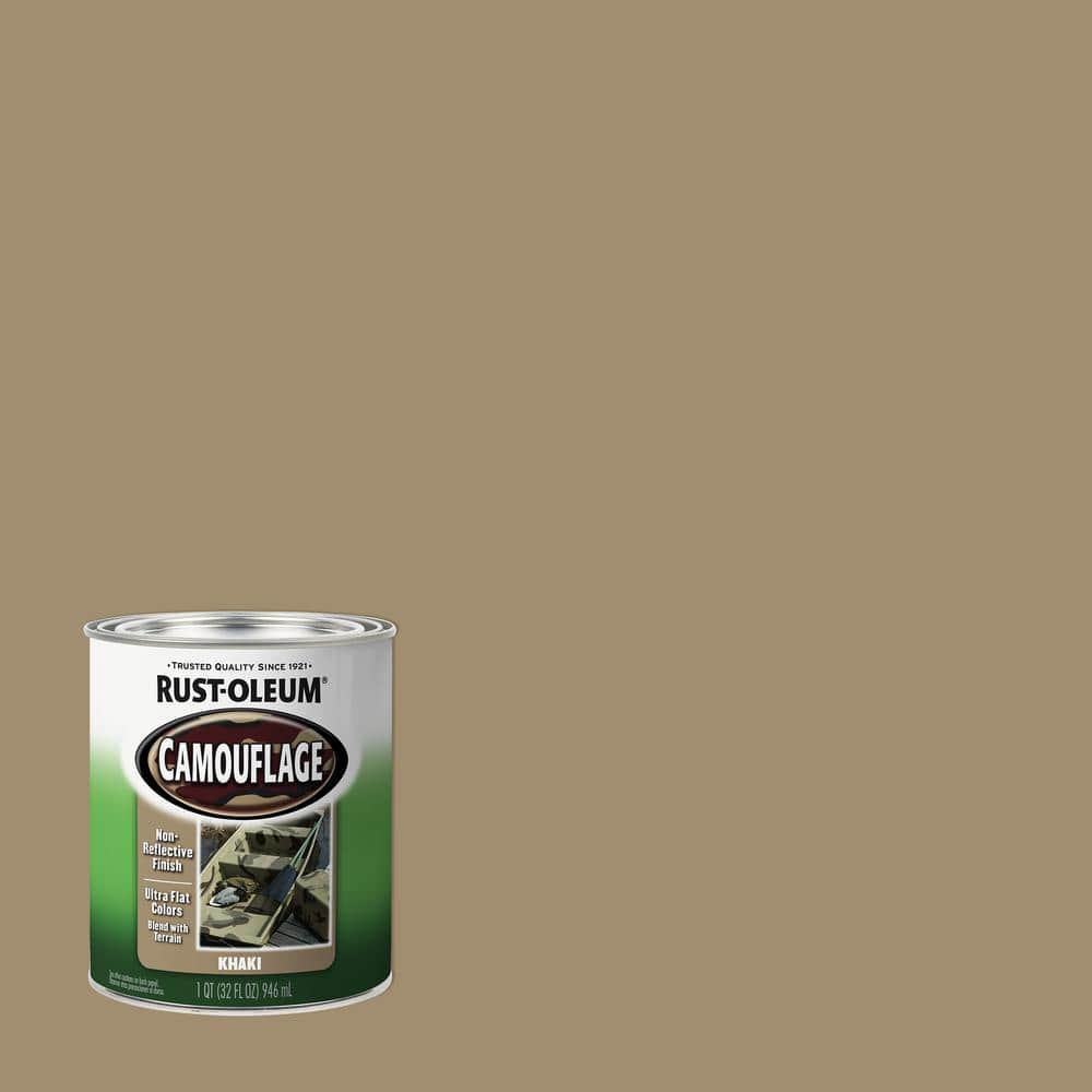Khaki, Rust-Oleum Specialty Camouflage Spray Paint- Quart, 2 Pack