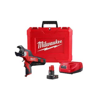 M12 12V Lithium-Ion Cordless 600 MCM Cable Cutter Kit with One 3.0Ah Battery, Charger and Hard Case