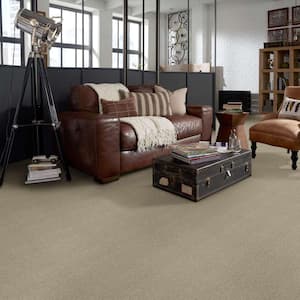 Recognition I - Tranquility - Beige 24 oz. Nylon Pattern Installed Carpet