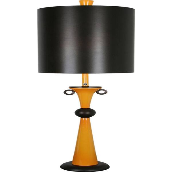 Filament Design Century 39 in. Cafe Noir and Radiance Lustrous Table Lamp