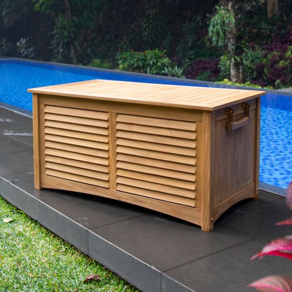 Cambridge Casual Gilmore 120 Gal. Indonesian Teak Wood Outdoor