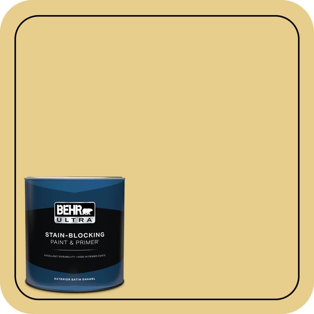 1 qt. #T12-6 Lol Yellow Satin Enamel Exterior Paint & Primer price history on PriceWatchPro