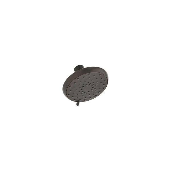 KOHLER Awaken B110 3-Spray Patterns 2.5 GPM 4.625 in. Wall Mount Fixed Shower Head in Oil-Rubbed Bronze