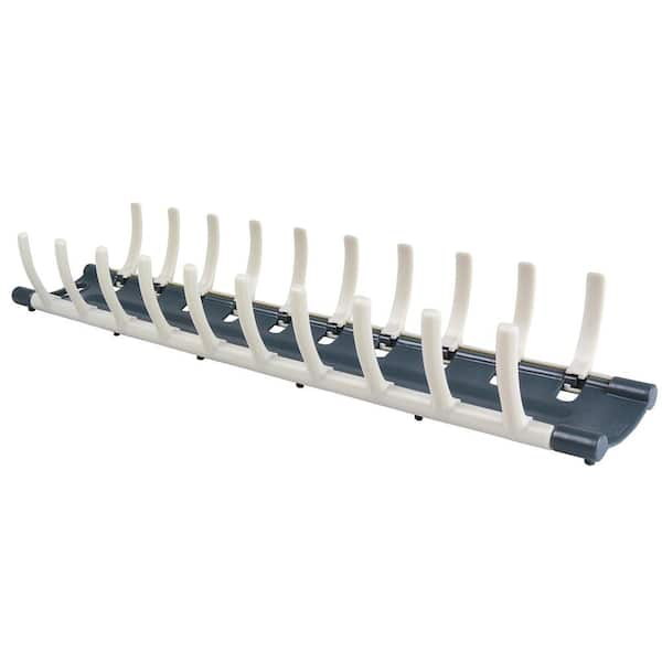 Hutzler Ultra Compact Gray Folding Dish Rack (2-Pack)