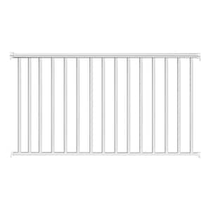 6 ft. x 36 in. White Aluminum Baluster Railing Kit