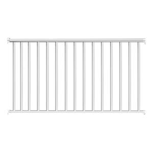 8 ft. x 42 in. White Aluminum Baluster Railing Kit