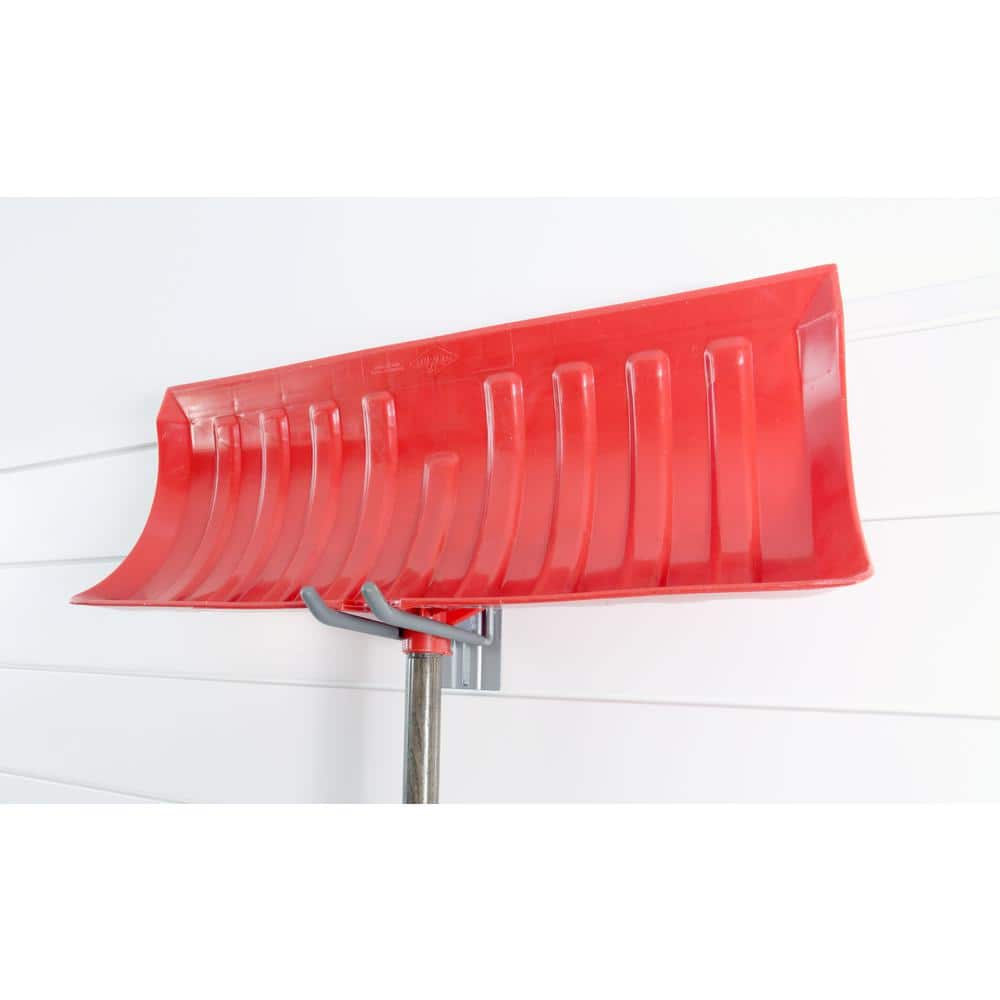 Heavy Duty Steel 8 Inch Locking Double Hooks for Slatwall (3 Pack)