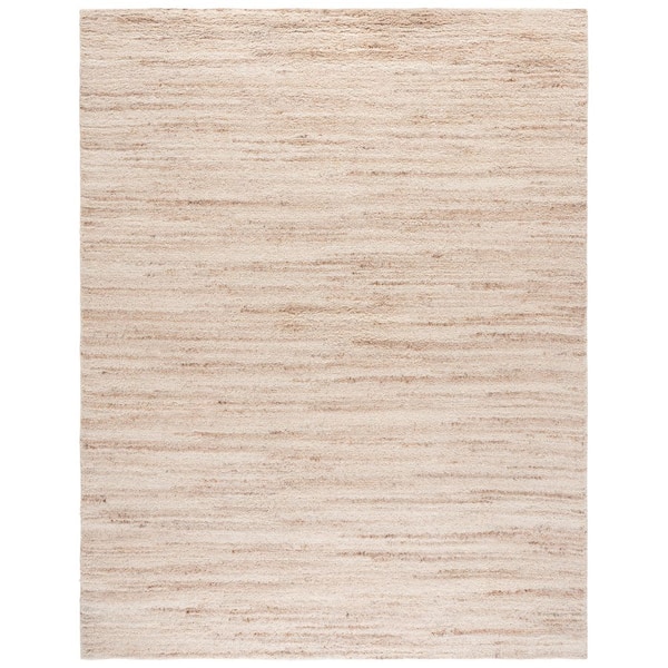 Casablanca 8 ft. x 10 ft. Beige/Ivory Solid Area Rug