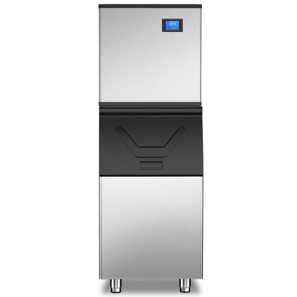 thumbnail image 2 of 330lbs/24H Commercial Ice Maker - Freestanding Cube Ice Machine With 88LB Storage 2 of 4
