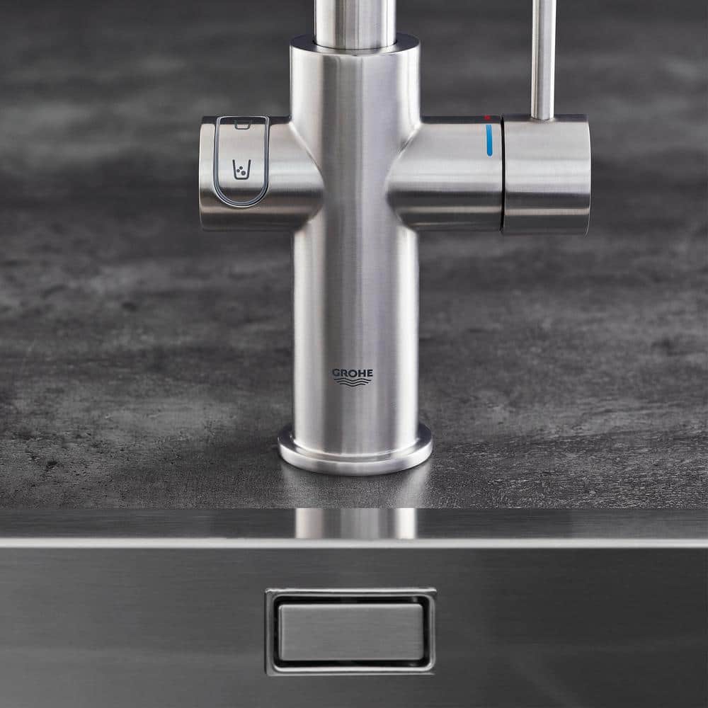 Stainless Steel Modern Deck Mounted Cold Water Dispenser Faucet