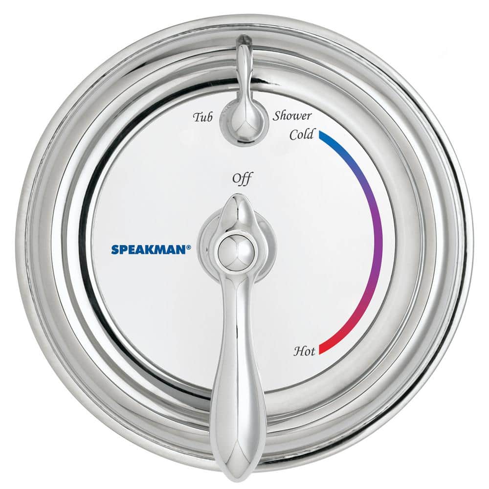 Sentinel Mark II Polished Chrome Lever Shower Diverter Valve Trim