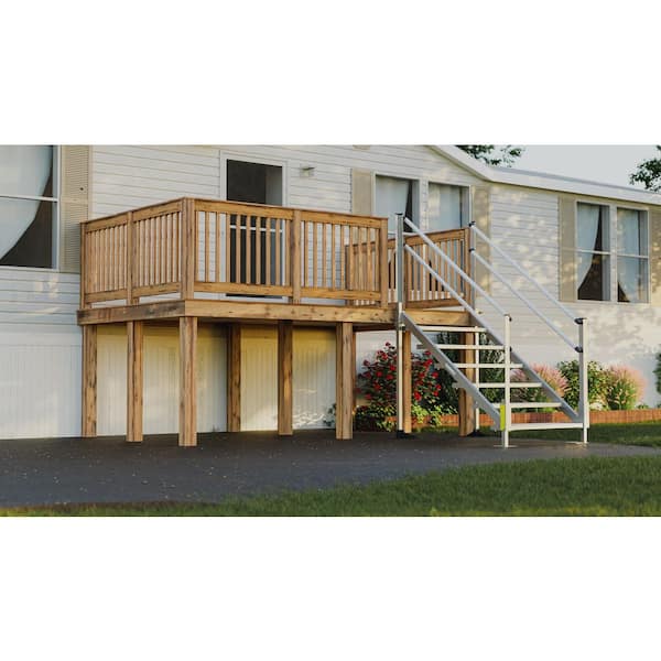 EZ-ACCESS Pathway 3G Solo Stair System 43 in. - 49 in. 6-Steps