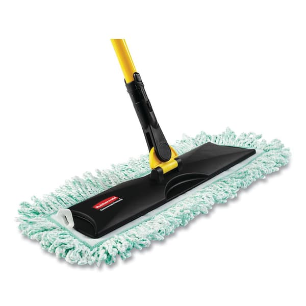 Rubbermaid Commercial Products HYGEN 24 in. Microfiber Dust Mop Pad with  Fringe RCPQ42600GR00 - The Home Depot