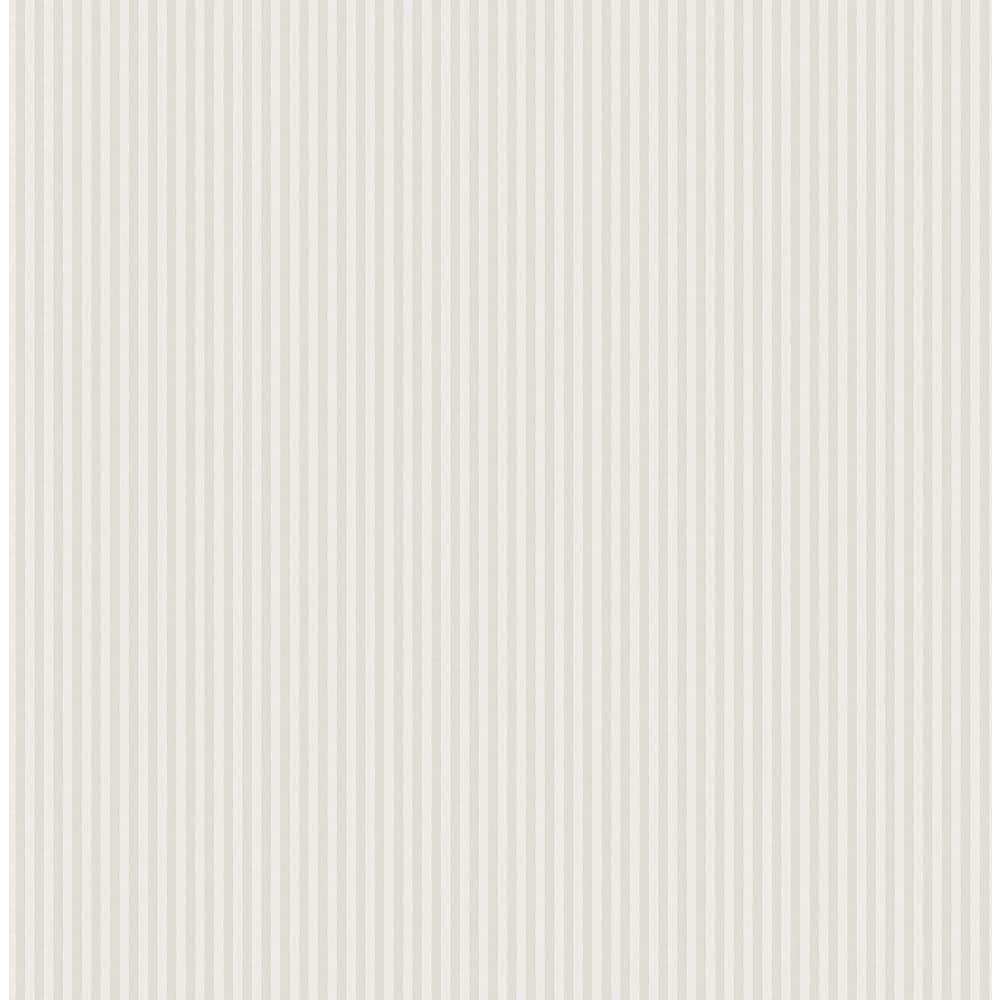 Advantage Light Grey Ticking Stripe Wallpaper 4164M1847 The Home Depot