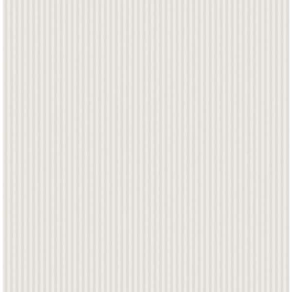 Advantage Light Grey Ticking Stripe Wallpaper Sample
