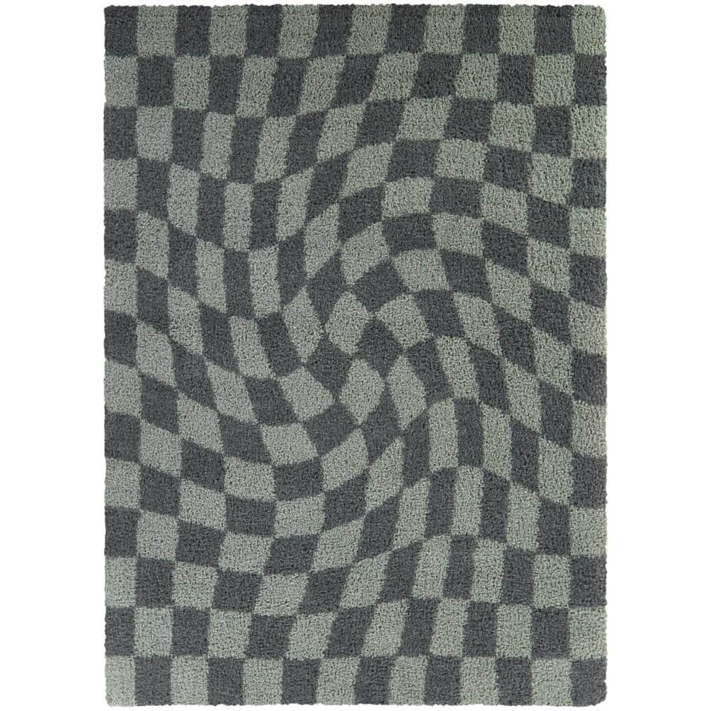 BALTA Luther Sage 8 ft. x 10 ft. Checkered Area Rug 3111281 - The Home ...