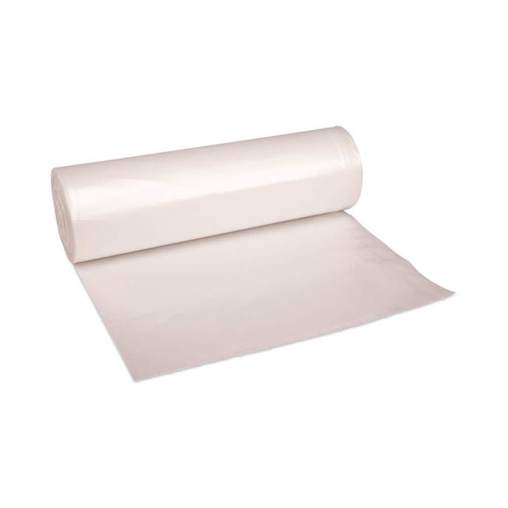 40 in. x 46 in. 45 Gal. 10 mic Natural High-Density Trash Can Liners (25-Bags/Roll, 10-Rolls/Carton) price history on PriceWatchPro
