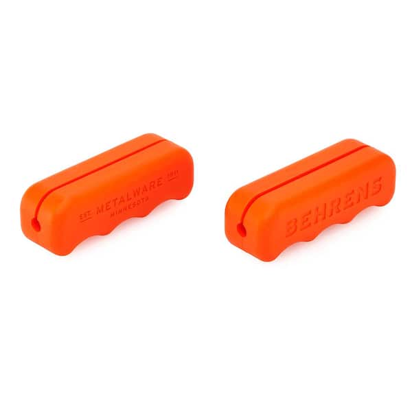 Behrens Soft Silicone Comfort Grip Handle, Small 2-pack in Orange