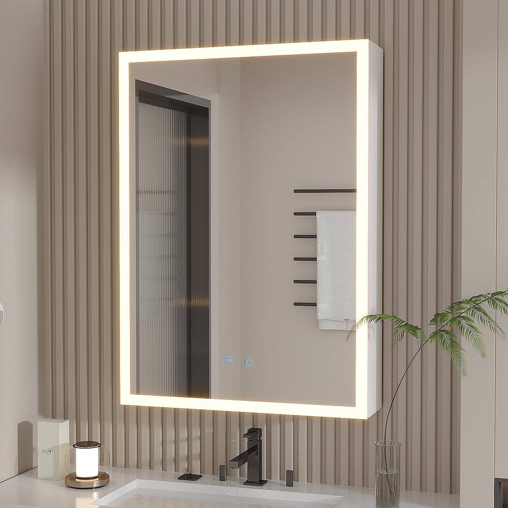 FUFU&GAGA 20.1 in. W x 27.8 in. H Rectangular Surface Mount  