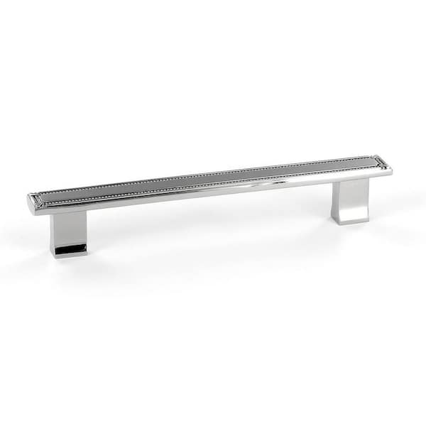Brossard Collection 6 5/16 in. (160 mm) Polished Nickel Traditional Cabinet Bar Pull
