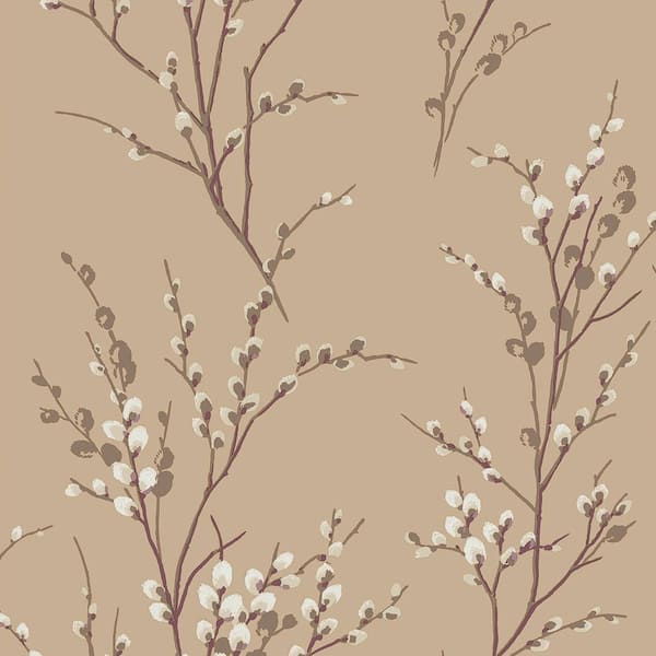 Laura Ashley Willow Natural Wallpaper