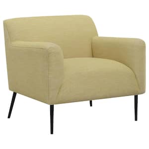 Darlene Lemon Upholstered Track Arms Accent Chair