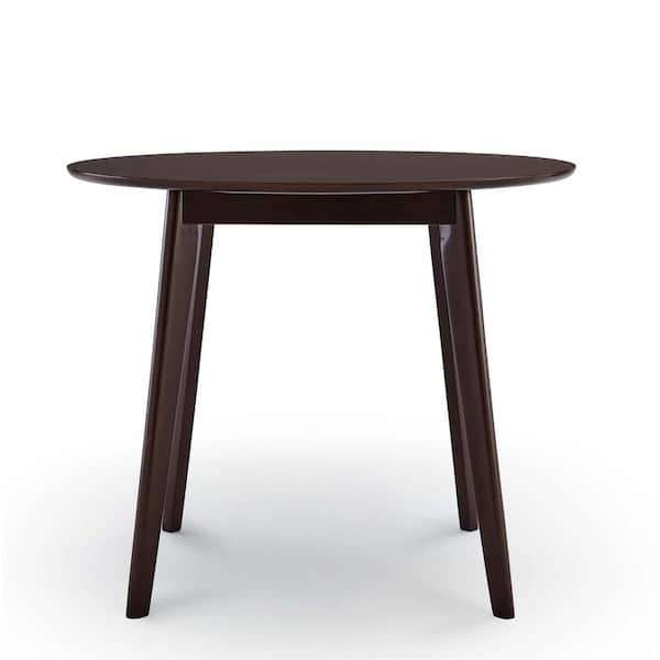 MODWAY Vision 35" Round Dining Table in Cappuccino