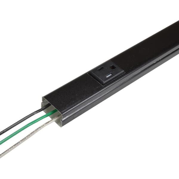 Wiremold Legrand Tamper-Resistant Plugmold Kit Black-DISCONTINUED