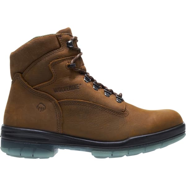 Wolverine Men's I-90 Durashocks Waterproof 6'' Work Boots - Soft Toe - Brown Size 13(M)
