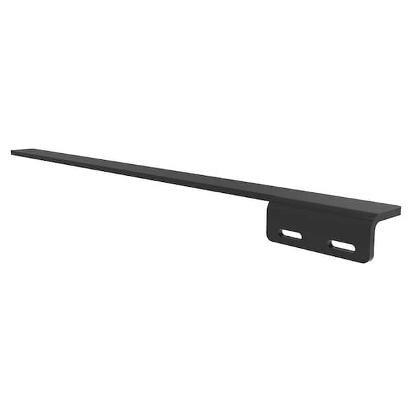 Federal Brace Harmony Right 24 in. Black Hidden Countertop Bracket