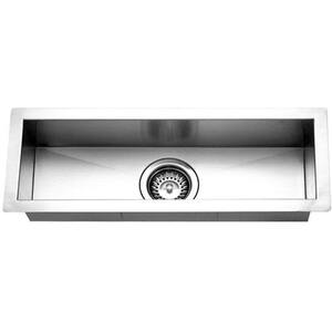 Contempo Series Undermount Stainless Steel 23 in. Single Bowl Kitchen Sink